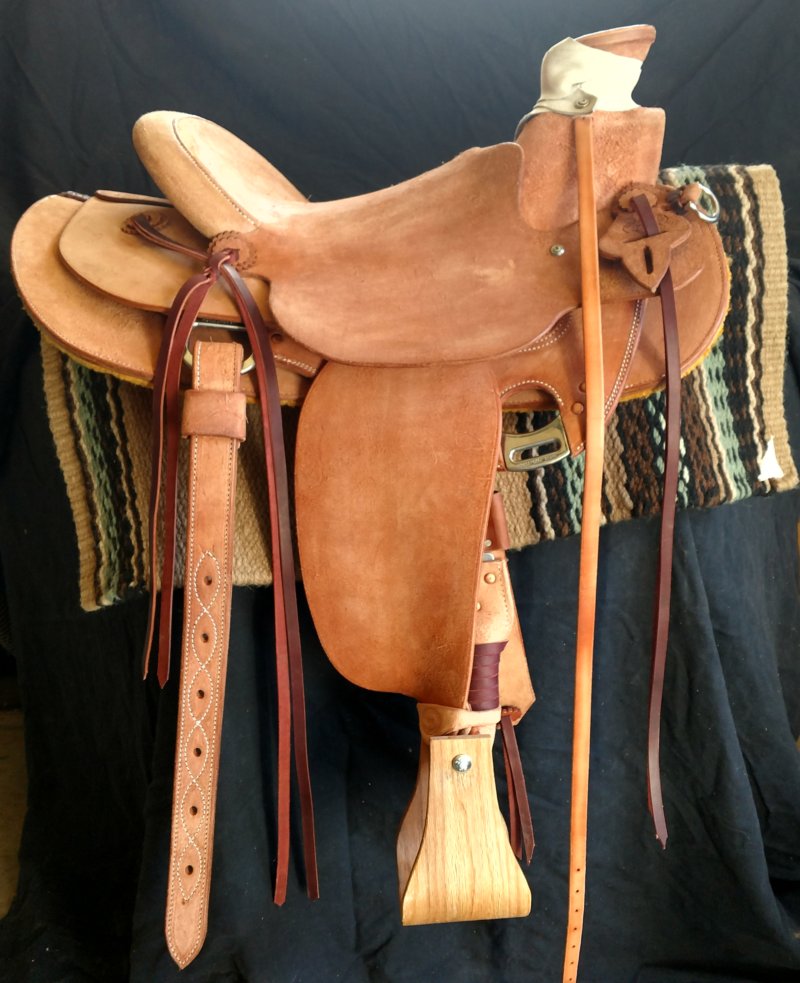 Image of a custom wade saddle
